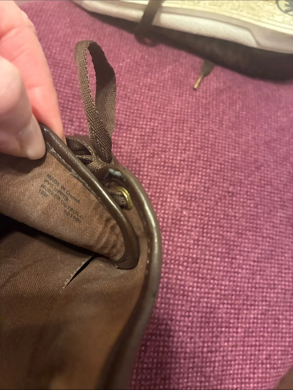 Michael Kors Brown Logo Low-Top Sneakers with Gold Accents